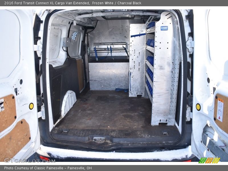 Frozen White / Charcoal Black 2016 Ford Transit Connect XL Cargo Van Extended