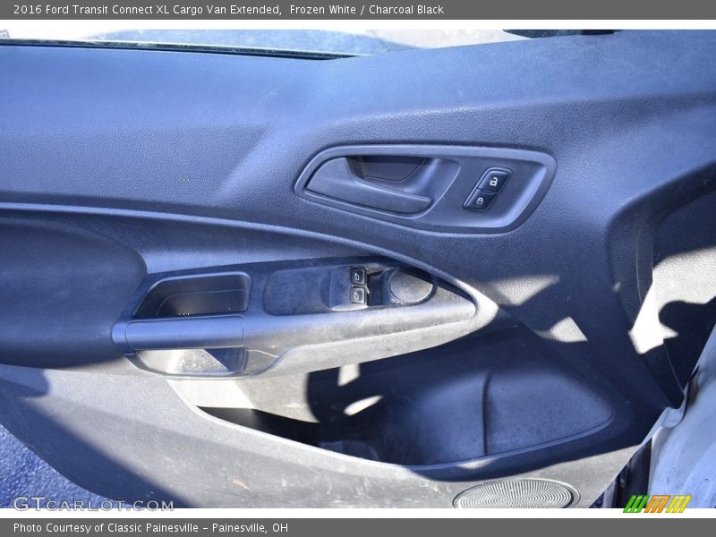 Frozen White / Charcoal Black 2016 Ford Transit Connect XL Cargo Van Extended