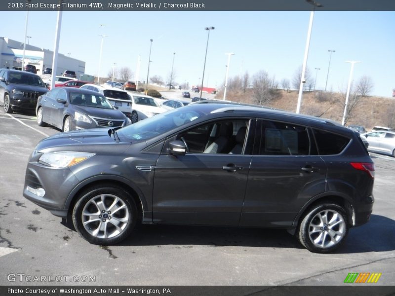 Magnetic Metallic / Charcoal Black 2016 Ford Escape Titanium 4WD