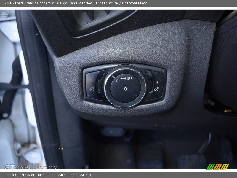 Frozen White / Charcoal Black 2016 Ford Transit Connect XL Cargo Van Extended