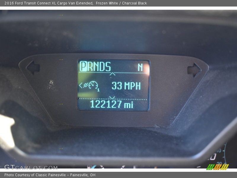 Frozen White / Charcoal Black 2016 Ford Transit Connect XL Cargo Van Extended
