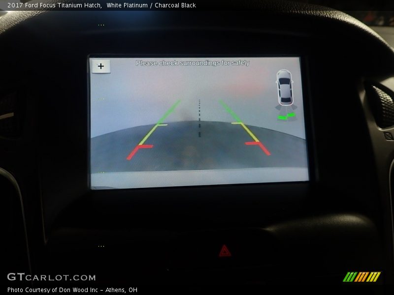 White Platinum / Charcoal Black 2017 Ford Focus Titanium Hatch