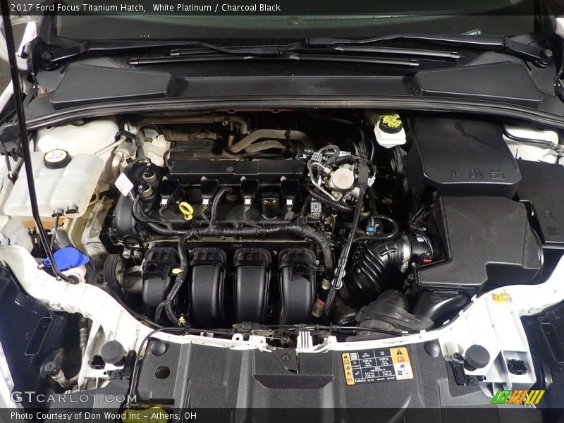 White Platinum / Charcoal Black 2017 Ford Focus Titanium Hatch