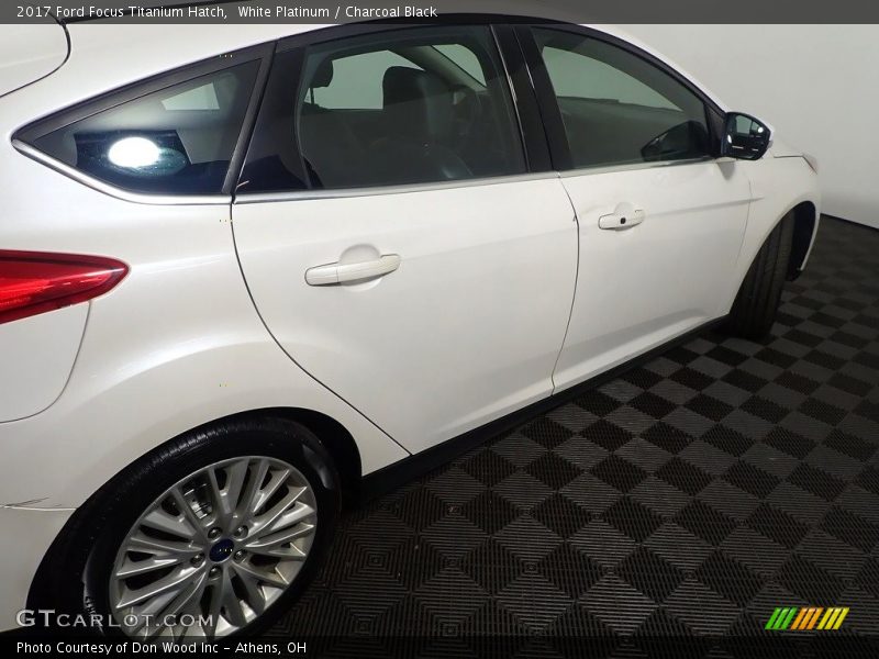 White Platinum / Charcoal Black 2017 Ford Focus Titanium Hatch