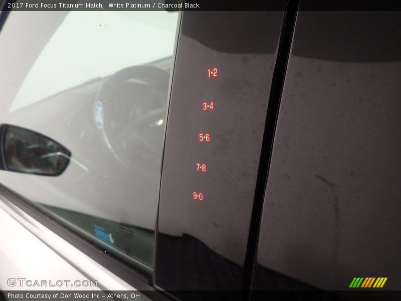 White Platinum / Charcoal Black 2017 Ford Focus Titanium Hatch
