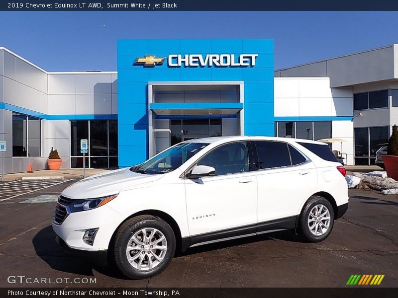 Summit White / Jet Black 2019 Chevrolet Equinox LT AWD