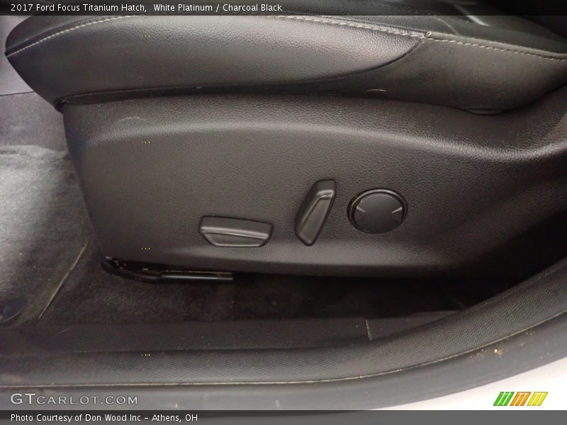 White Platinum / Charcoal Black 2017 Ford Focus Titanium Hatch