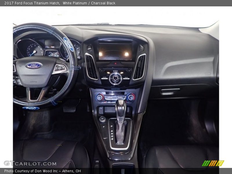 White Platinum / Charcoal Black 2017 Ford Focus Titanium Hatch