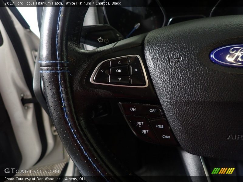 White Platinum / Charcoal Black 2017 Ford Focus Titanium Hatch