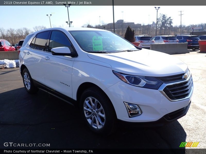 Summit White / Jet Black 2019 Chevrolet Equinox LT AWD