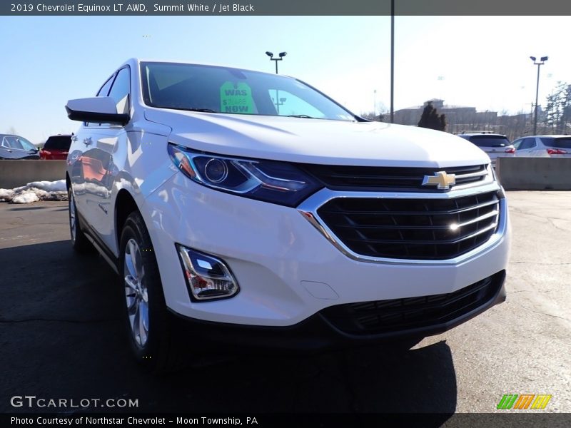 Summit White / Jet Black 2019 Chevrolet Equinox LT AWD