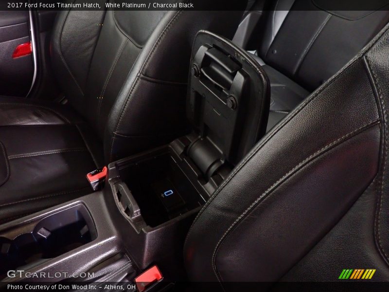 White Platinum / Charcoal Black 2017 Ford Focus Titanium Hatch