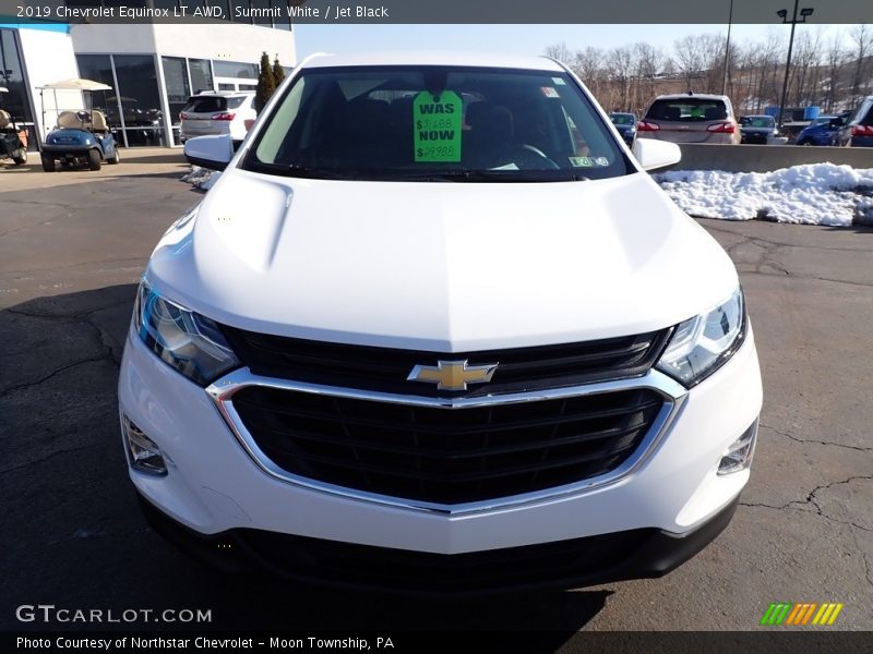 Summit White / Jet Black 2019 Chevrolet Equinox LT AWD