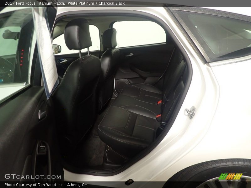 White Platinum / Charcoal Black 2017 Ford Focus Titanium Hatch