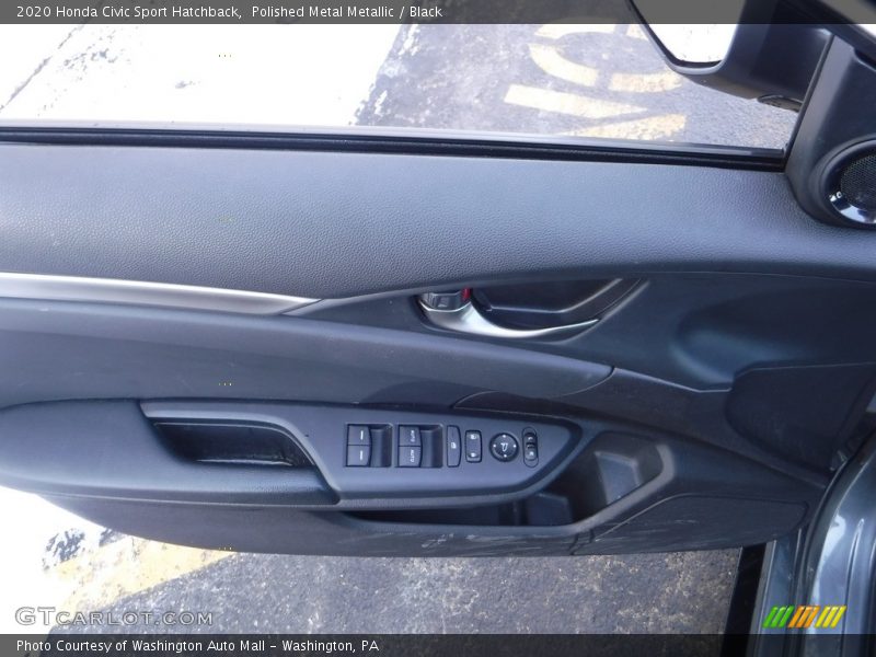 Polished Metal Metallic / Black 2020 Honda Civic Sport Hatchback