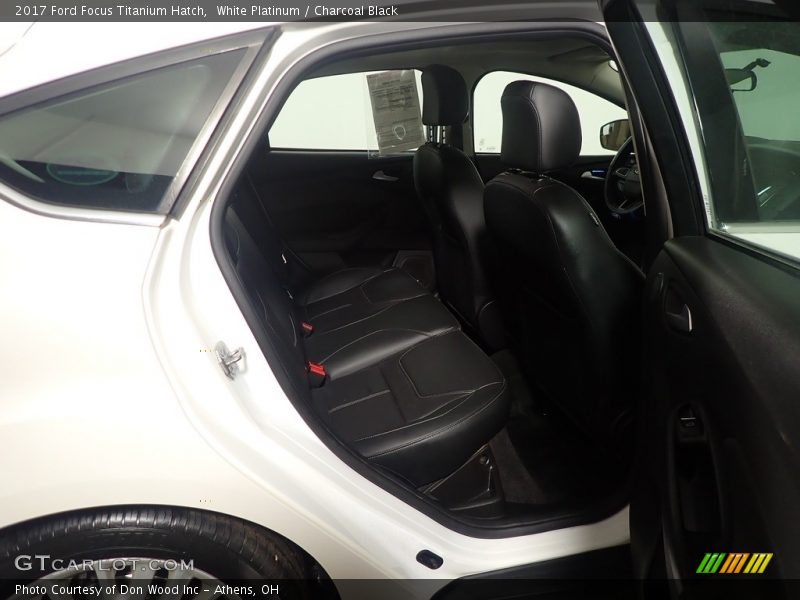 White Platinum / Charcoal Black 2017 Ford Focus Titanium Hatch