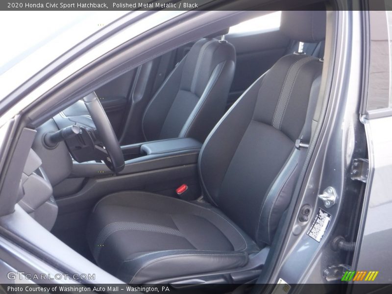 Polished Metal Metallic / Black 2020 Honda Civic Sport Hatchback