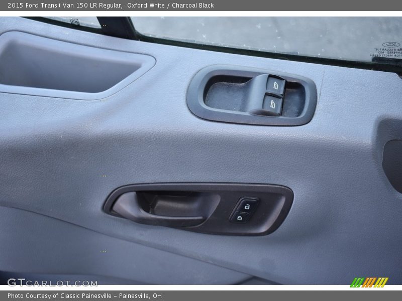 Oxford White / Charcoal Black 2015 Ford Transit Van 150 LR Regular