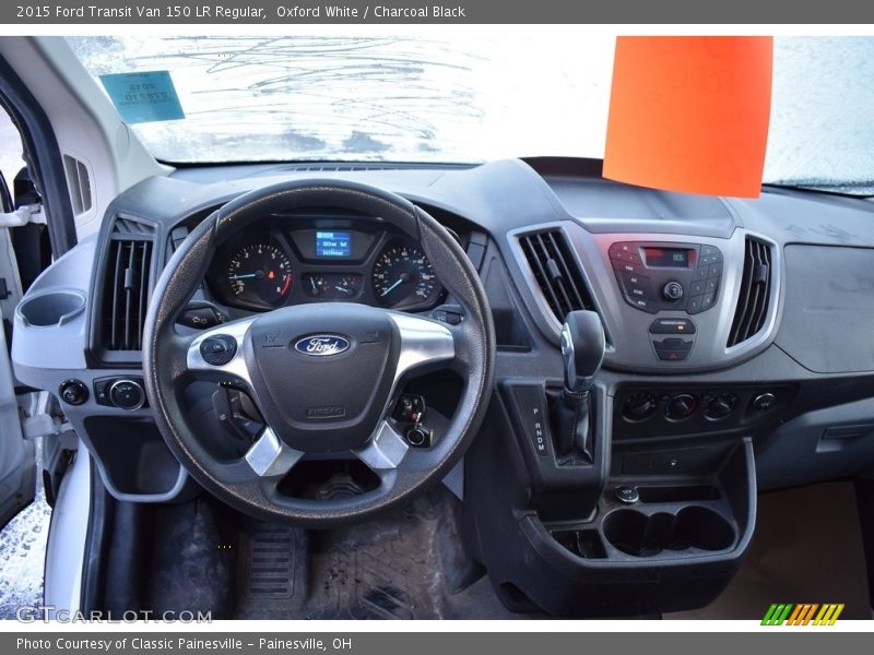 Oxford White / Charcoal Black 2015 Ford Transit Van 150 LR Regular