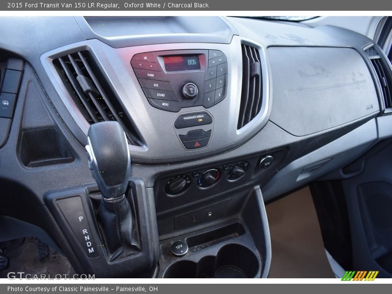 Oxford White / Charcoal Black 2015 Ford Transit Van 150 LR Regular