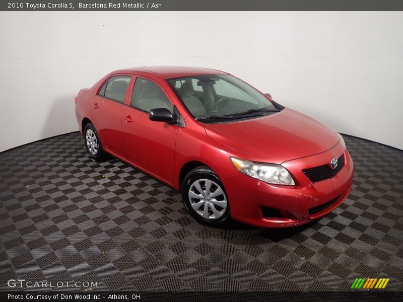 Barcelona Red Metallic / Ash 2010 Toyota Corolla S