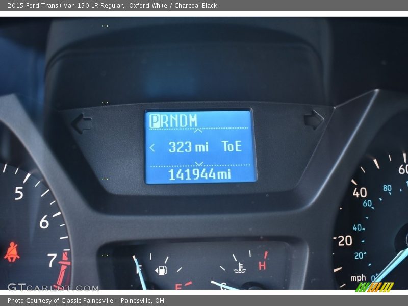 Oxford White / Charcoal Black 2015 Ford Transit Van 150 LR Regular