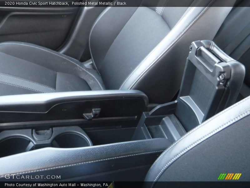 Polished Metal Metallic / Black 2020 Honda Civic Sport Hatchback