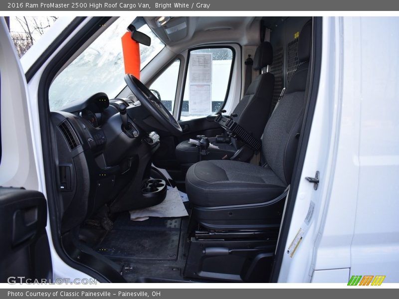 Bright White / Gray 2016 Ram ProMaster 2500 High Roof Cargo Van