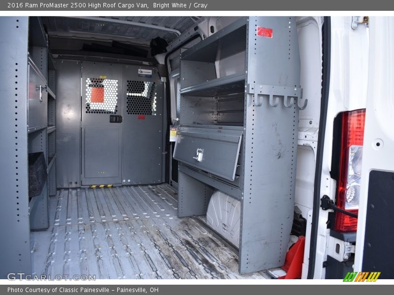 Bright White / Gray 2016 Ram ProMaster 2500 High Roof Cargo Van