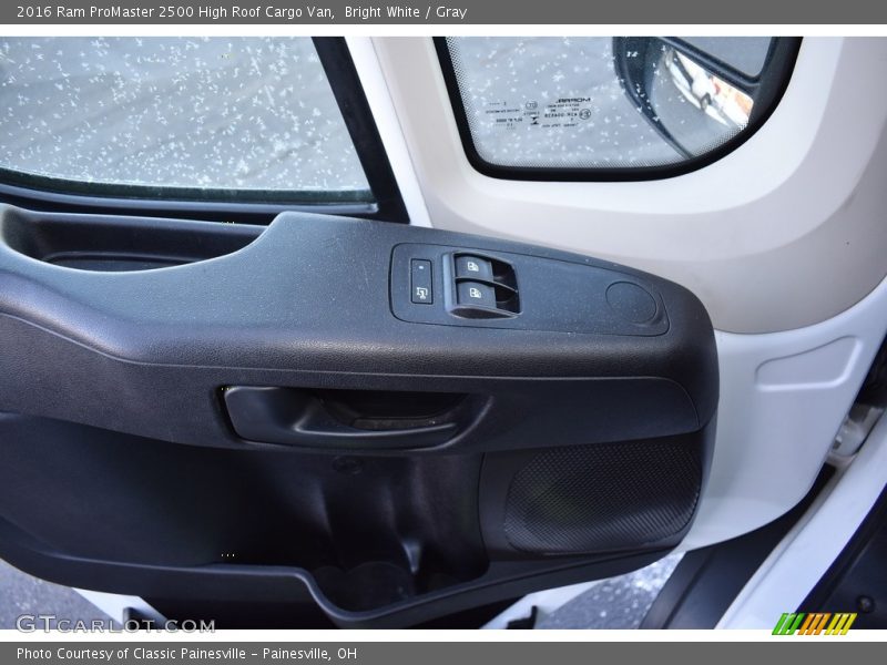 Bright White / Gray 2016 Ram ProMaster 2500 High Roof Cargo Van
