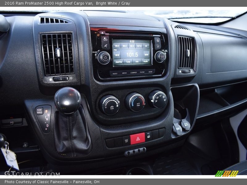 Controls of 2016 ProMaster 2500 High Roof Cargo Van
