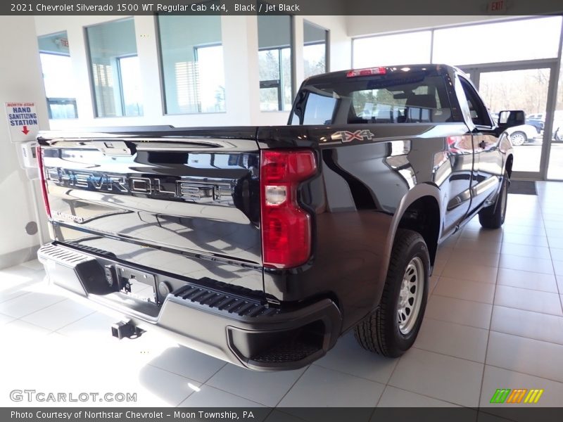 Black / Jet Black 2021 Chevrolet Silverado 1500 WT Regular Cab 4x4
