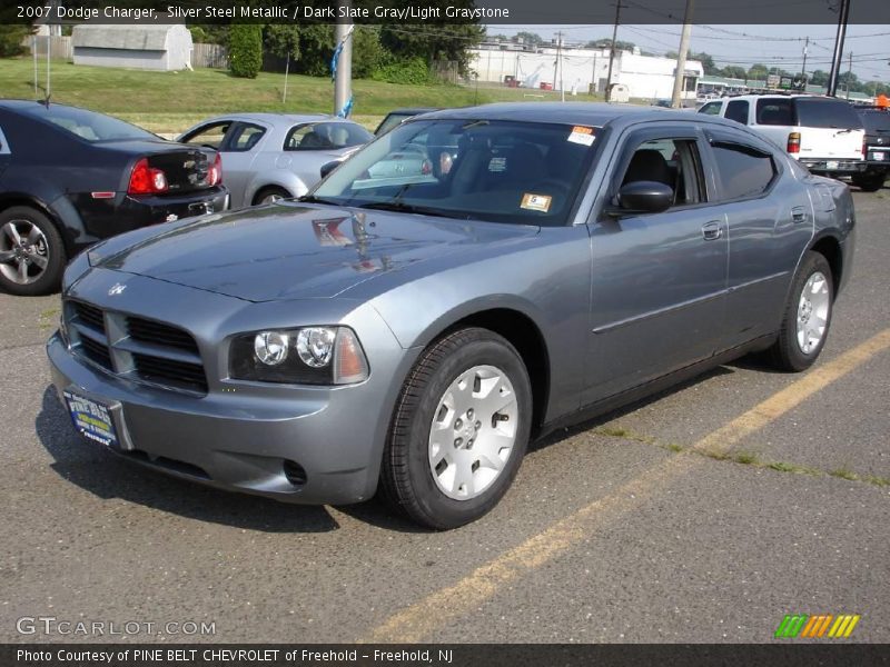 Silver Steel Metallic / Dark Slate Gray/Light Graystone 2007 Dodge Charger
