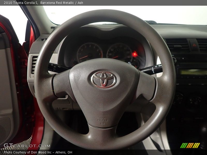 Barcelona Red Metallic / Ash 2010 Toyota Corolla S