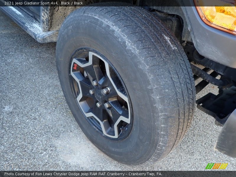 Black / Black 2021 Jeep Gladiator Sport 4x4