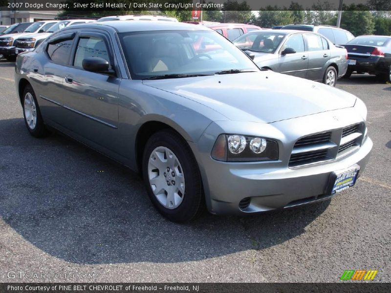 Silver Steel Metallic / Dark Slate Gray/Light Graystone 2007 Dodge Charger