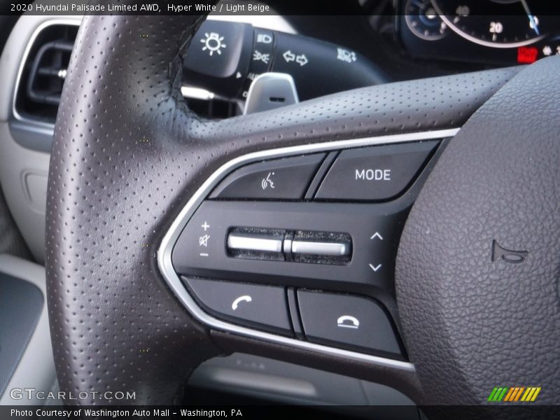 Hyper White / Light Beige 2020 Hyundai Palisade Limited AWD