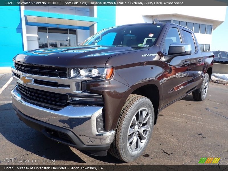 Havana Brown Metallic / Gideon/­Very Dark Atmosphere 2020 Chevrolet Silverado 1500 LT Crew Cab 4x4