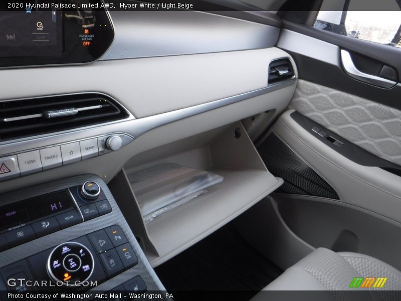 Hyper White / Light Beige 2020 Hyundai Palisade Limited AWD