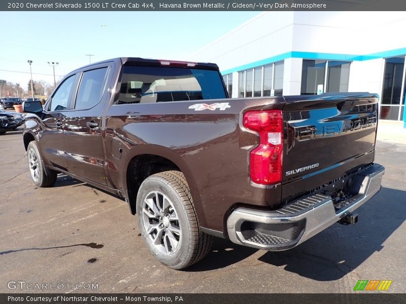 Havana Brown Metallic / Gideon/­Very Dark Atmosphere 2020 Chevrolet Silverado 1500 LT Crew Cab 4x4