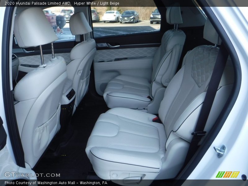 Hyper White / Light Beige 2020 Hyundai Palisade Limited AWD