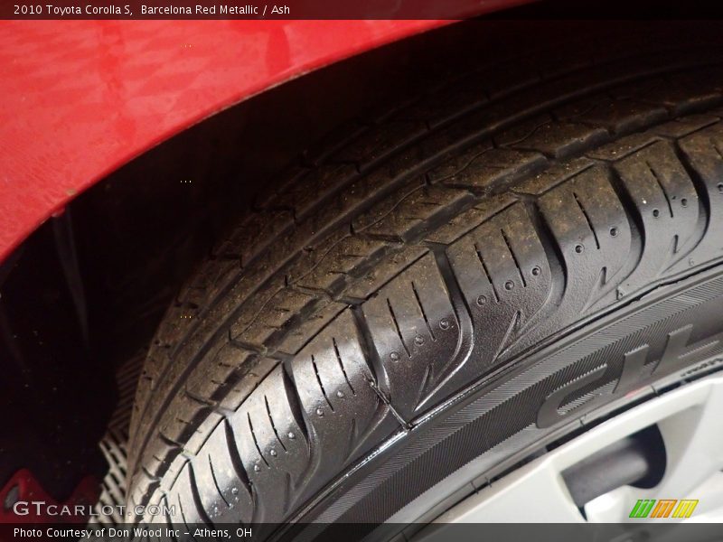 Barcelona Red Metallic / Ash 2010 Toyota Corolla S