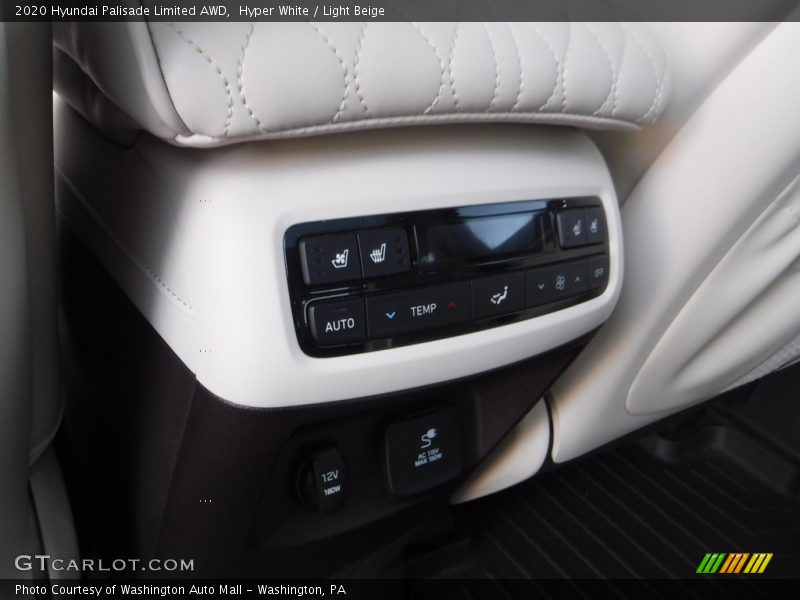 Hyper White / Light Beige 2020 Hyundai Palisade Limited AWD