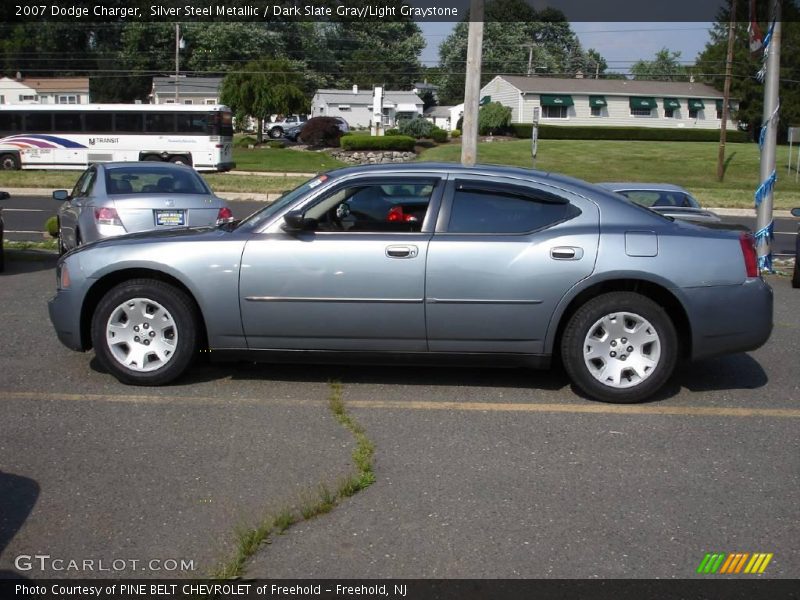 Silver Steel Metallic / Dark Slate Gray/Light Graystone 2007 Dodge Charger