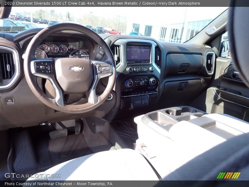 Havana Brown Metallic / Gideon/­Very Dark Atmosphere 2020 Chevrolet Silverado 1500 LT Crew Cab 4x4