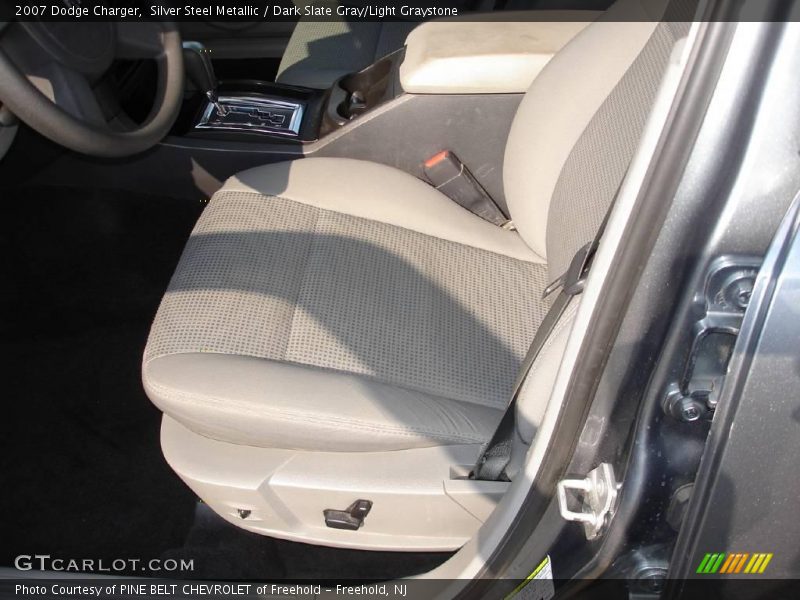 Silver Steel Metallic / Dark Slate Gray/Light Graystone 2007 Dodge Charger