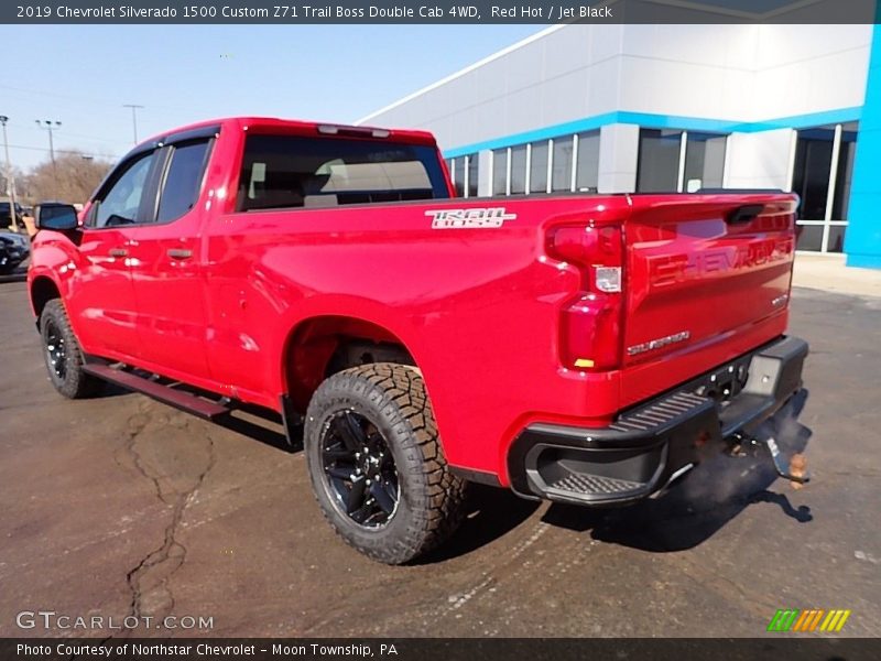 Red Hot / Jet Black 2019 Chevrolet Silverado 1500 Custom Z71 Trail Boss Double Cab 4WD