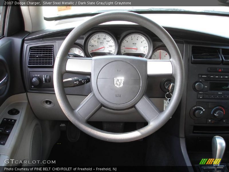 Silver Steel Metallic / Dark Slate Gray/Light Graystone 2007 Dodge Charger