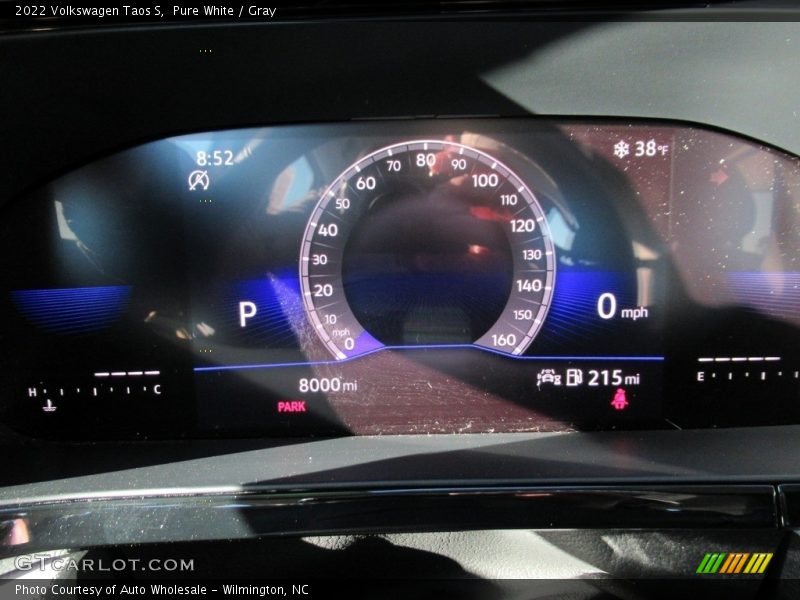 Pure White / Gray 2022 Volkswagen Taos S