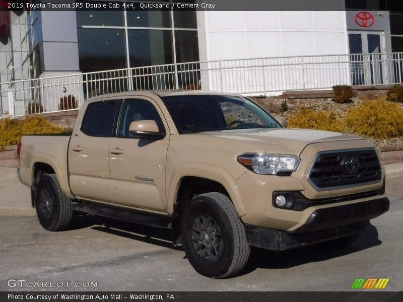 Quicksand / Cement Gray 2019 Toyota Tacoma SR5 Double Cab 4x4